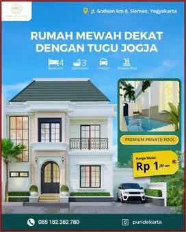 beli Rumah  Dekat Malioboro Yogyakarta Ada Pos Security  promo