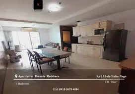 Disewakan Apartemen Thamrin Residences High Floor 3BR+1 Full Furnished