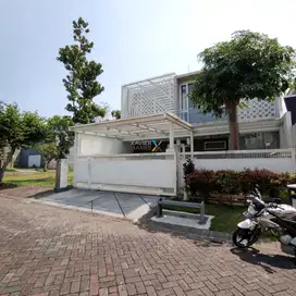 Rumah Modern 2 Lantai Full Furnished di Telaga Golf Araya