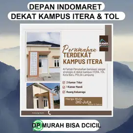 Perumahan ITERA depan Indomaret kampus itera