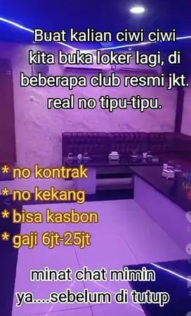 We are hiring Leci kraoke & Club model