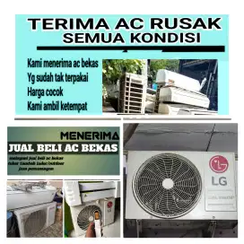 Terima ac bekas rusak