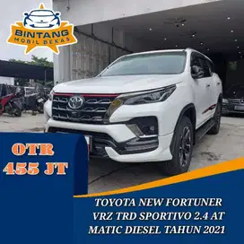 TOYOTA FORTUNER VRZ TRD SPORTIVO 2.4 AT MATIC  DIESEL TAHUN 2021