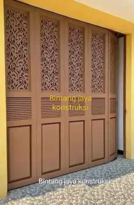 Pintu garasi sliding handerson mewah