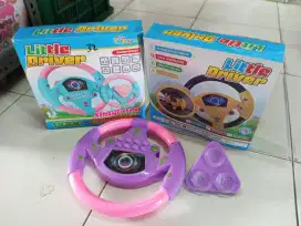 Mainan anak stir mobil baterai