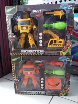 Mainan anak robot konstruksi