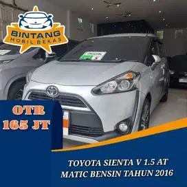 TOYOTA SIENTA V CVT  1.5 AT AUTOMATIC 1500 CC BENSIN TAHUN 2016