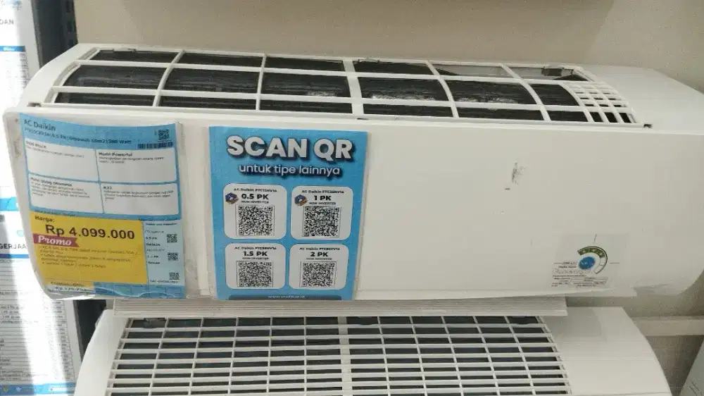 AC daikin 0.5PK 380watt