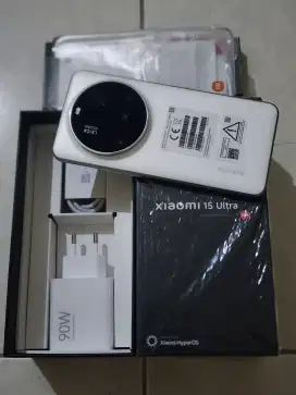 Xiaomi 15 Ultra 5G 16/512Gb, warna Putih, 2 mg pk, kondisi 100% Mulus,