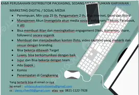 1.	Marketing Digital / Sosial Media