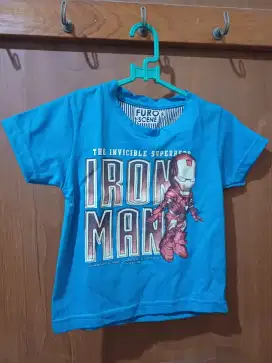 Kaos anak Iron man