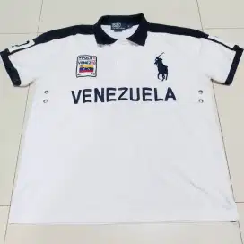 Kaos RL Polo Ralph Lauren Country Series Number 10 Venezuela Size XL