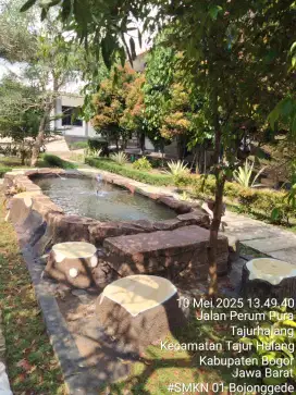 Taman minimalis kolam minimalis