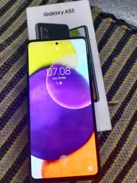 Samsung A52 ram 8/256 gb sein orian semua fullset normal minus shadow