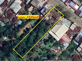 Tanah Luas ± 4.335 m2 di Simpang Pagar Dewa Kota Bengkulu