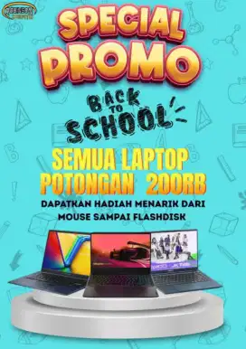 Promo laptop 2jt pakai homecredit