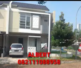 Rumah 2 Lantai Hoek di Cluster Valencia Goldland Karawaci Palem Semi