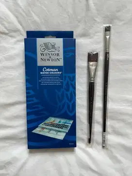 Winsor & Newton Watercolour Half Pan Studio Set + Brush