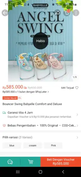 Jual bouncer swing