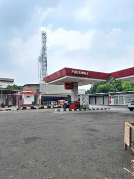 Dijual SPBU pom bensin non aktif hitung tanah di tanah kusir jaksel