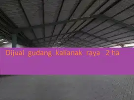 dijual gudang raya kalianak nol jalan raya akses kontainer loss