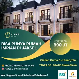 Rumah Baru dekat TB Simatupang Tanpa DP & Biaya2 Cicilan cuma 6 Jt-an