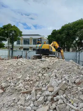 jasa bongkar rumah, ruko, toko, pagar, partisi, bangunan tua,