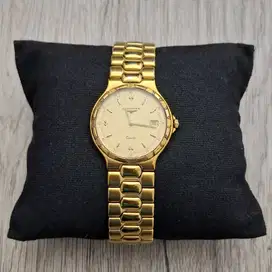 Jam Tangan Pria Longines Conquest Vintage Full Gold