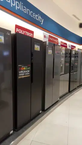 FREE 1 KALI CICILAN KULKAS POLYTRON REFRI SBS 2 DOOR