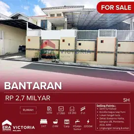 Rumah Jual Lokasi Stategis Area Lowokwaru Dekat Kuliner Soekarno Hatta