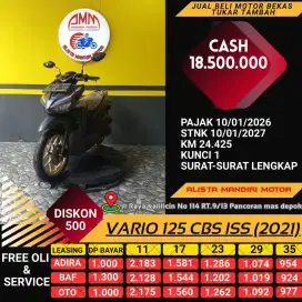 DP MURAH 1 jt !!! VARIO 125 CBS ISS 2021 cash kredit