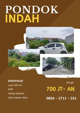 Kavling Siap Bangun Perumahan Pondok Indah Pedurungan Semarang