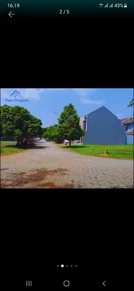 Dijual Murah Tanah Kavling Hook Lokasi : Foresta Albera D02/1 BSD city