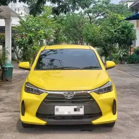 (ODO 10 RIBU)TOYOTA ALL NEW AGYA 1.2 G CVT A|T THN 2024 KUNING PERFECT