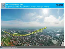 DIJUAL TANAH KAVLING DI KAWASAN INDUSTRI MM2100