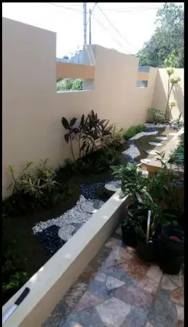 Taman minimalis halaman rumah