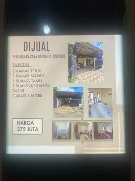 Dijual Cepat Rumah Murah BU
