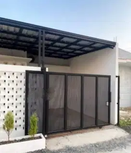 Pintu aluminium, jendela aluminium,kanopi,pintu gerbang,raillling tgg