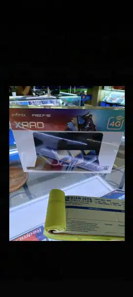 Tablet infinix XPAD LTE sinyal 4G SIM card + keyboard