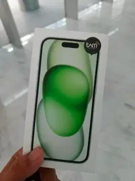 Jual Iphone 15 Baru BNIB warna hijau 128 GB