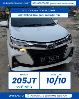 toyota avanza type g 2021 low km‼️