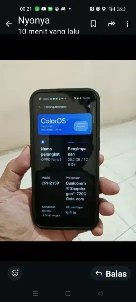 Jual Oppo Reno 5