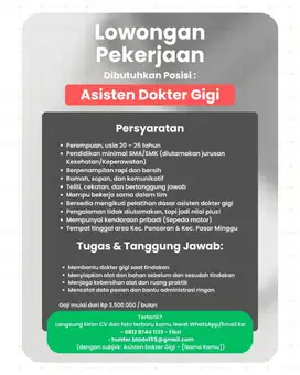 ASISTEN DOKTOR GIGI