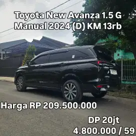 Antik km 13rb.. Toyota Avanza 1.5 G Manual 2024 (D)