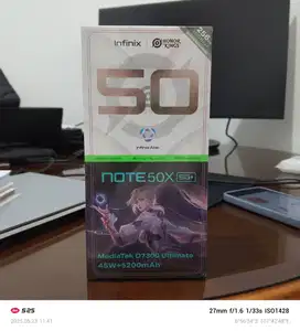 BNIB Infinix Note 50X 5G 8/256GB Titanium Segel Box Note 50 Pro