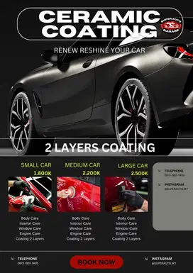 Home Service Ceramic Coating Car