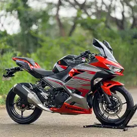 KAWASAKI NEW NINJA 250 FI ABS MDP ORANGE 2018 KM 12K PAJAK ON MULUS