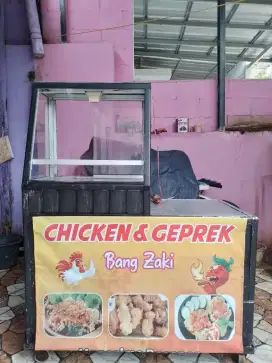 Gerobak Etalase Fried Chicken