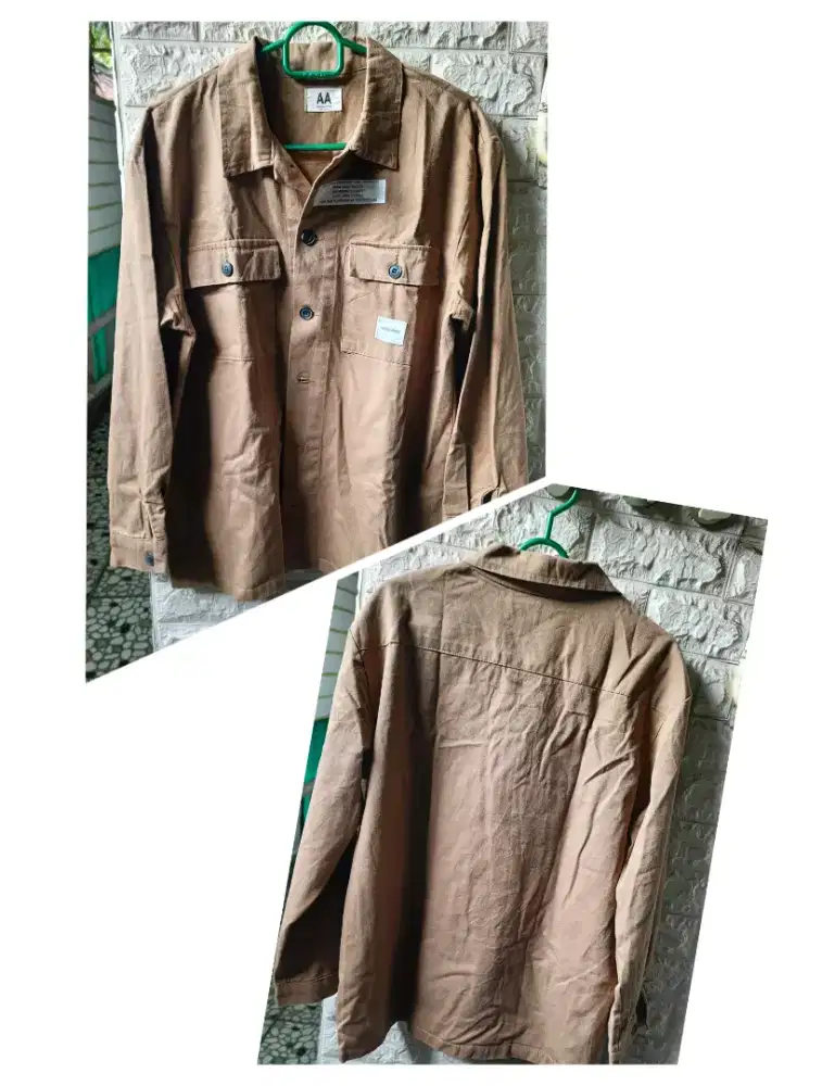 Kemeja jins cowok ld 110 mantan