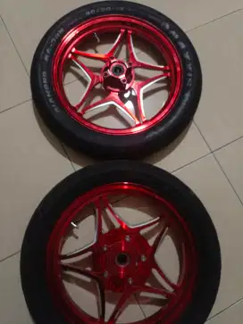 Velg Ktc ares bintang Fullset ban d/b Maxxis diamond murah